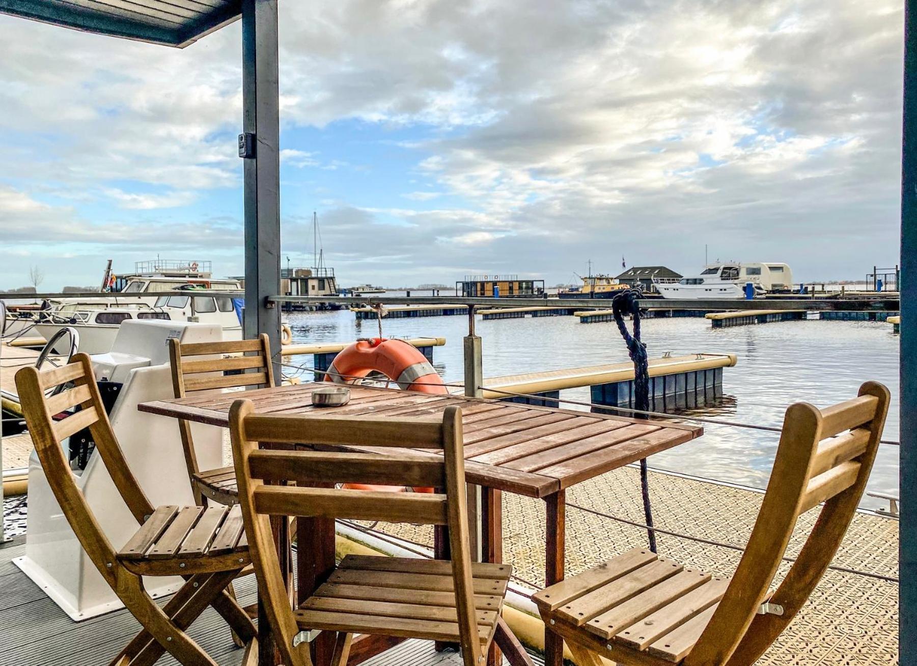 Houseboat Orange Sneekermeer Offingawier Bagian luar foto